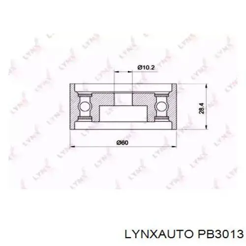 Ролик ГРМ PB3013 Lynxauto