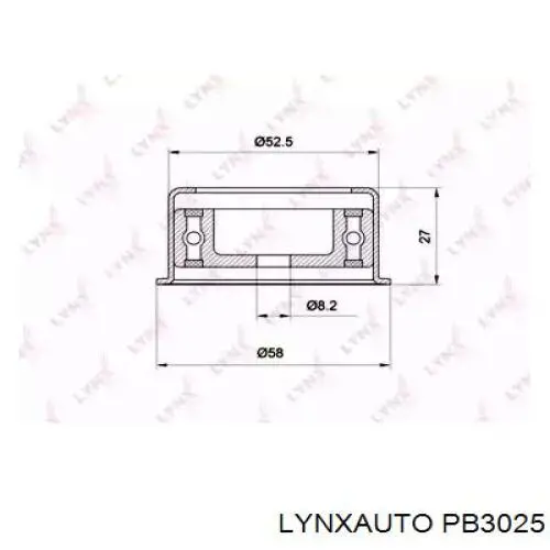 Паразитный ролик ГРМ PB3025 Lynxauto