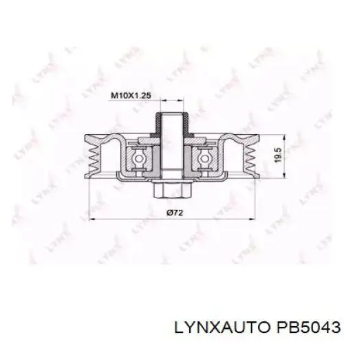 Натяжной ролик 89029 Dayco