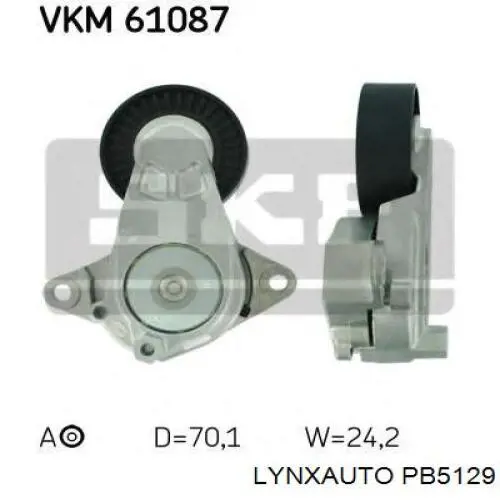 Купить PB5129 Lynxauto Натяжной ролик