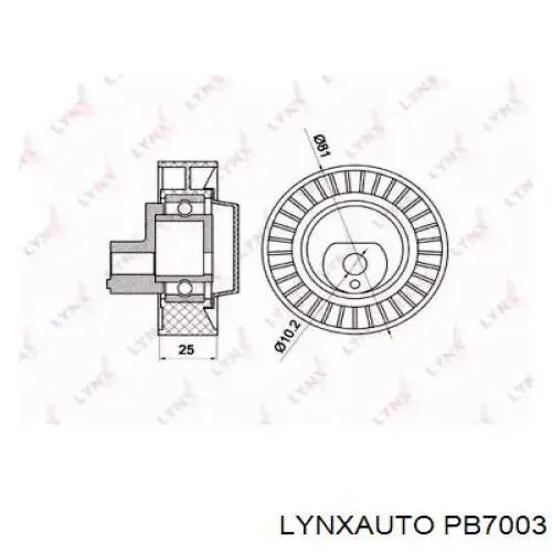 Паразитный ролик PB7003 Lynxauto