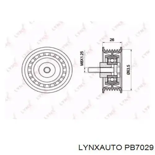 Паразитный ролик K04627851AA Chrysler