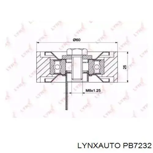 Паразитный ролик PB7232 Lynxauto