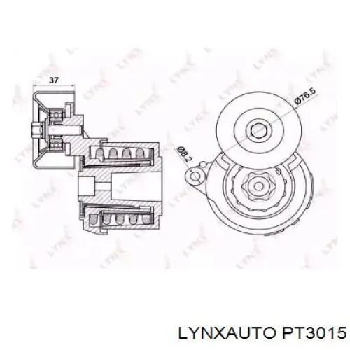 Натяжитель приводного ремня PT3015 Lynxauto