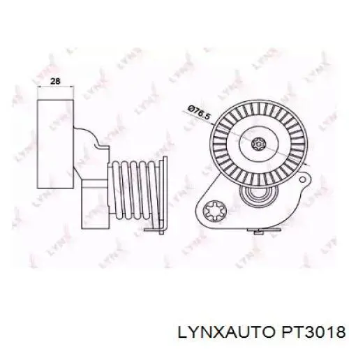 Купить MPQ0217 Magneti Marelli Натяжитель приводного ремня