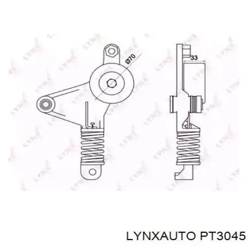 Натяжитель приводного ремня PT3045 Lynxauto