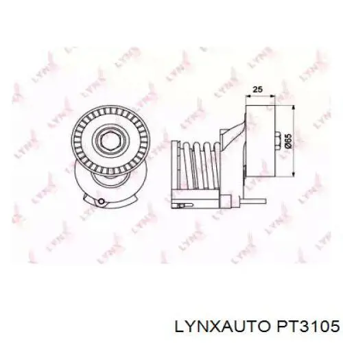 Натяжитель приводного ремня PT3105 Lynxauto