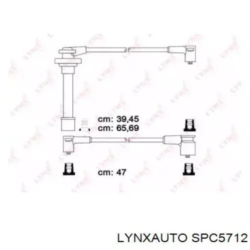 Высоковольтные провода SPC5712 Lynxauto