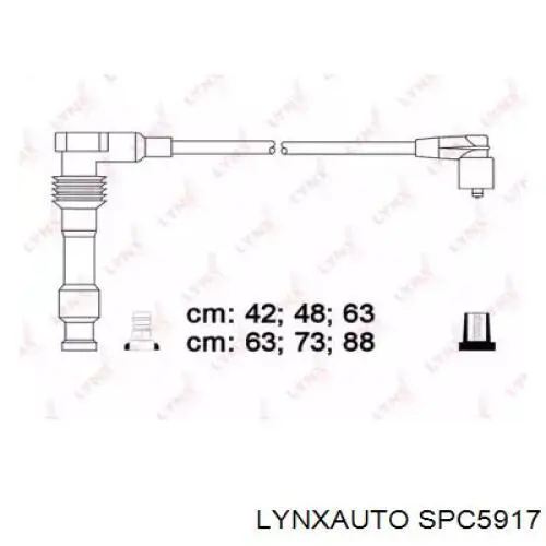 Высоковольтные провода SPC5917 Lynxauto