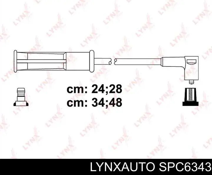 SPC6343 Lynxauto высоковольтные провода