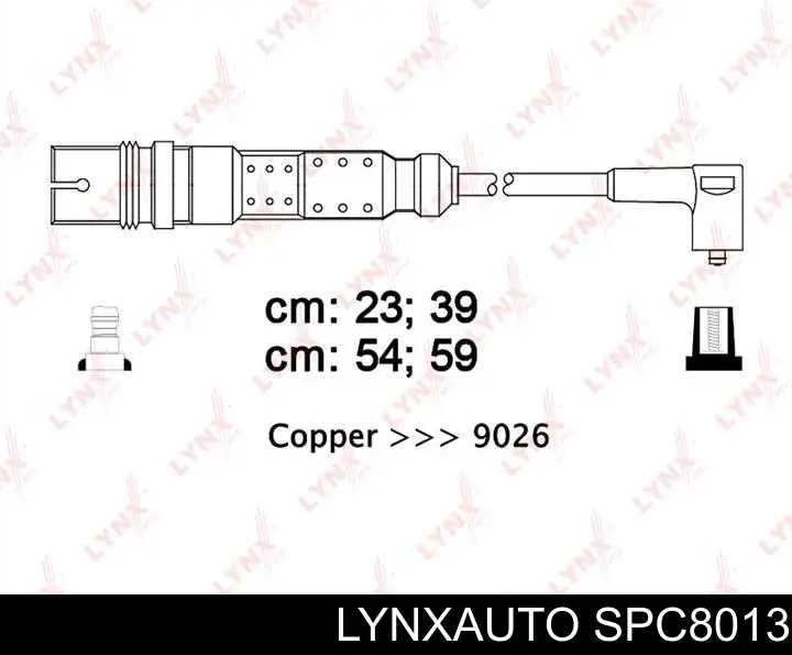 Высоковольтные провода SPC8013 Lynxauto