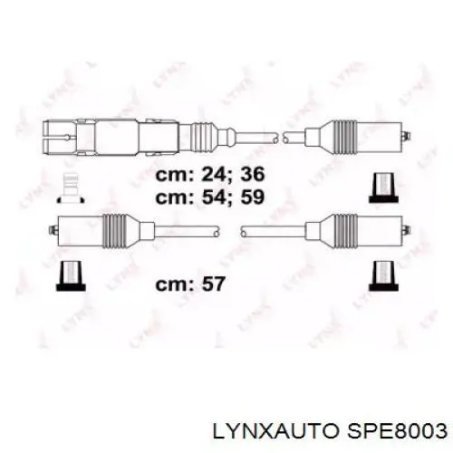 Высоковольтные провода SPE8003 Lynxauto