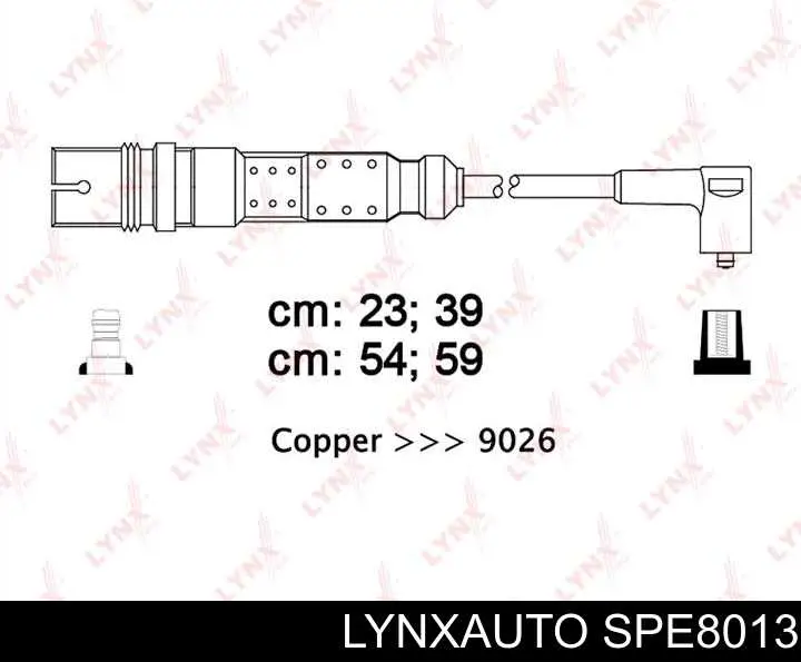 Высоковольтные провода SPE8013 Lynxauto