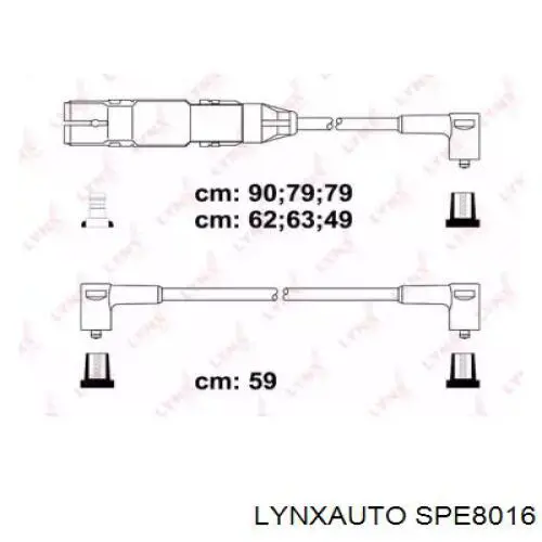 SPE8016 Lynxauto высоковольтные провода