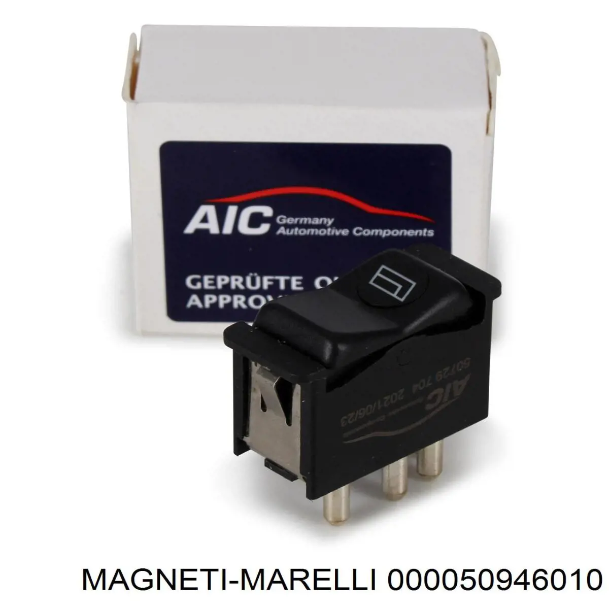 000050946010 Magneti Marelli кнопка включения мотора стеклоподъемника центральной консоли