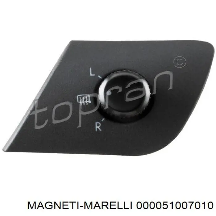 Блок управления зеркалами заднего вида, на двери Magneti Marelli 000051007010