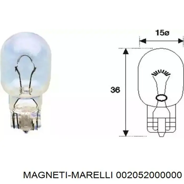 Лампочка MAGNETI MARELLI 002052000000