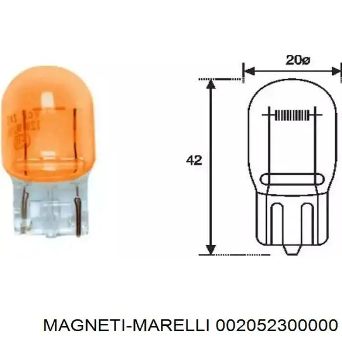 Лампочка 002052300000 Magneti Marelli