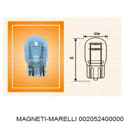 Bombilla 002052400000 Magneti Marelli