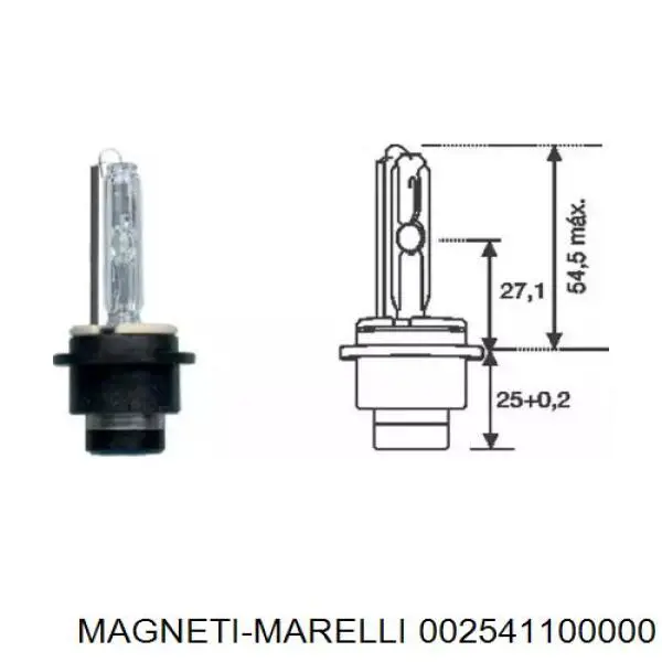 Купить 002541100000 Magneti Marelli Лампочка ксеноновая