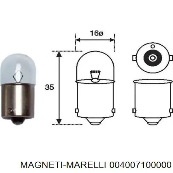 004007100000 Magneti Marelli