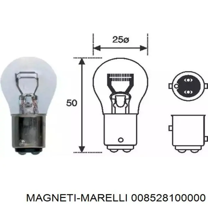 008528100000 Magneti Marelli лампочка
