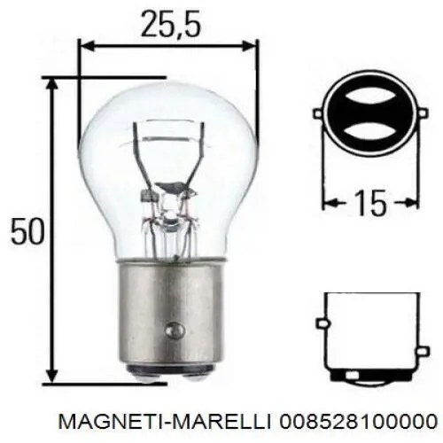 008528100000 Magneti Marelli Лампа