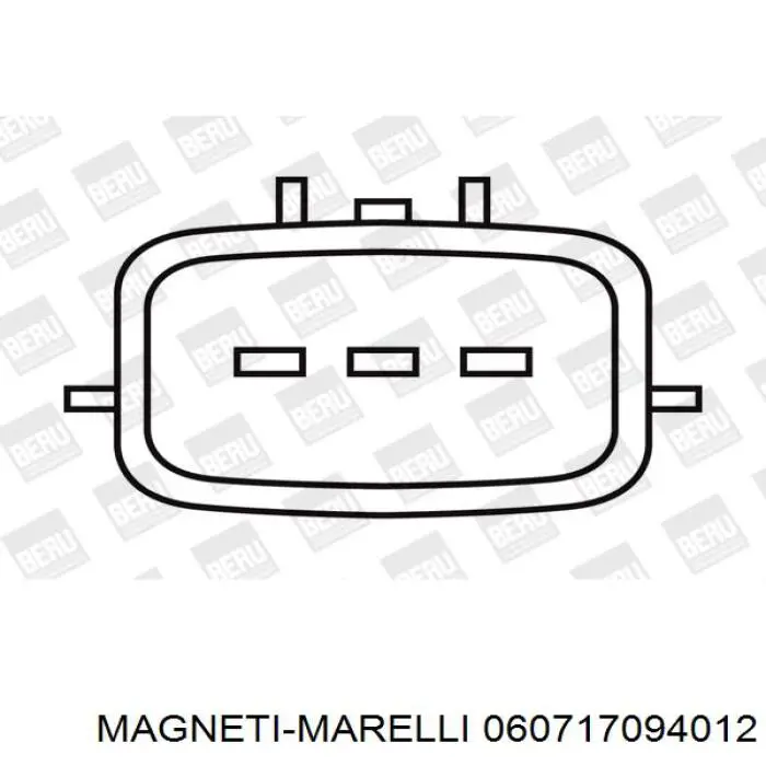 Катушка зажигания 060717094012 Magneti Marelli
