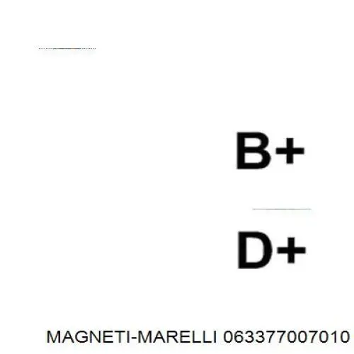 Купить 063377007010 Magneti Marelli Генератор