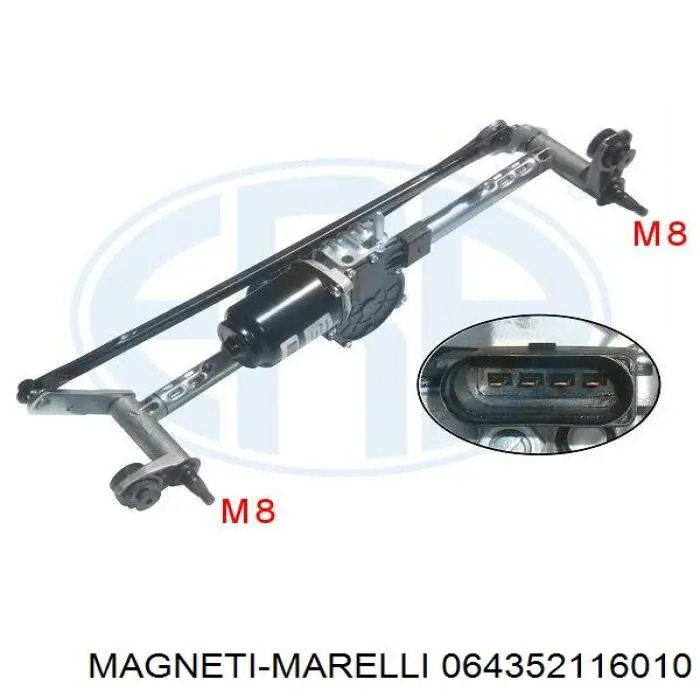 Купить TGE521R Magneti Marelli Мотор стеклоочестителя