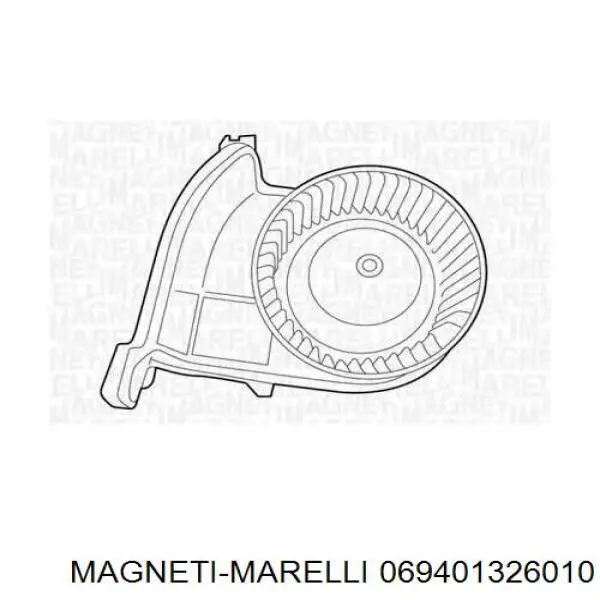 Вентилятор печки 069401326010 Magneti Marelli