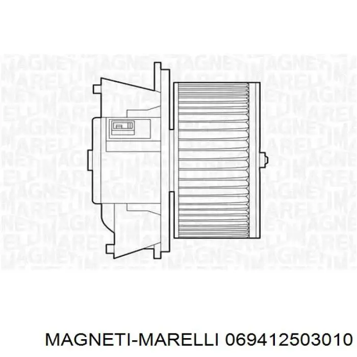 Мотор вентилятора печки (отопителя салона) Magneti Marelli 069412503010