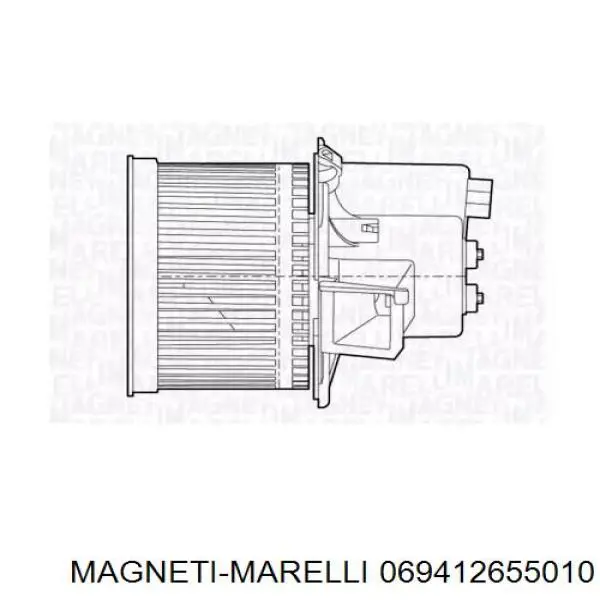 Вентилятор печки 069412655010 Magneti Marelli