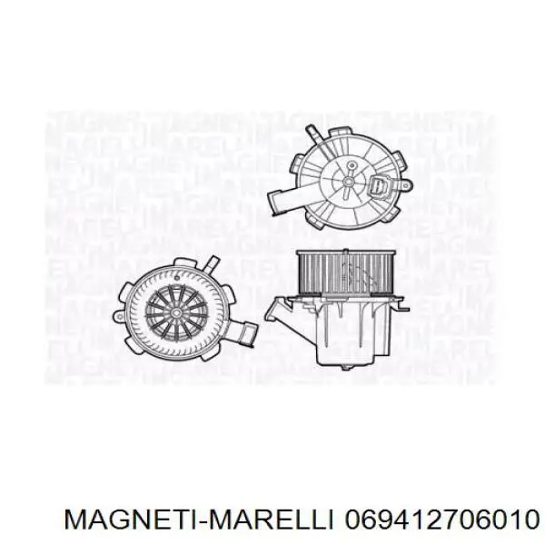 Вентилятор печки 069412706010 Magneti Marelli