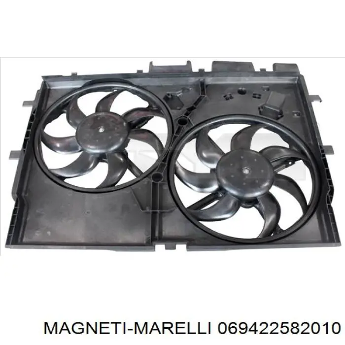 Купить 1250G8 Peugeot/Citroen Диффузор вентилятора в сборе с мотором и крыльчаткой