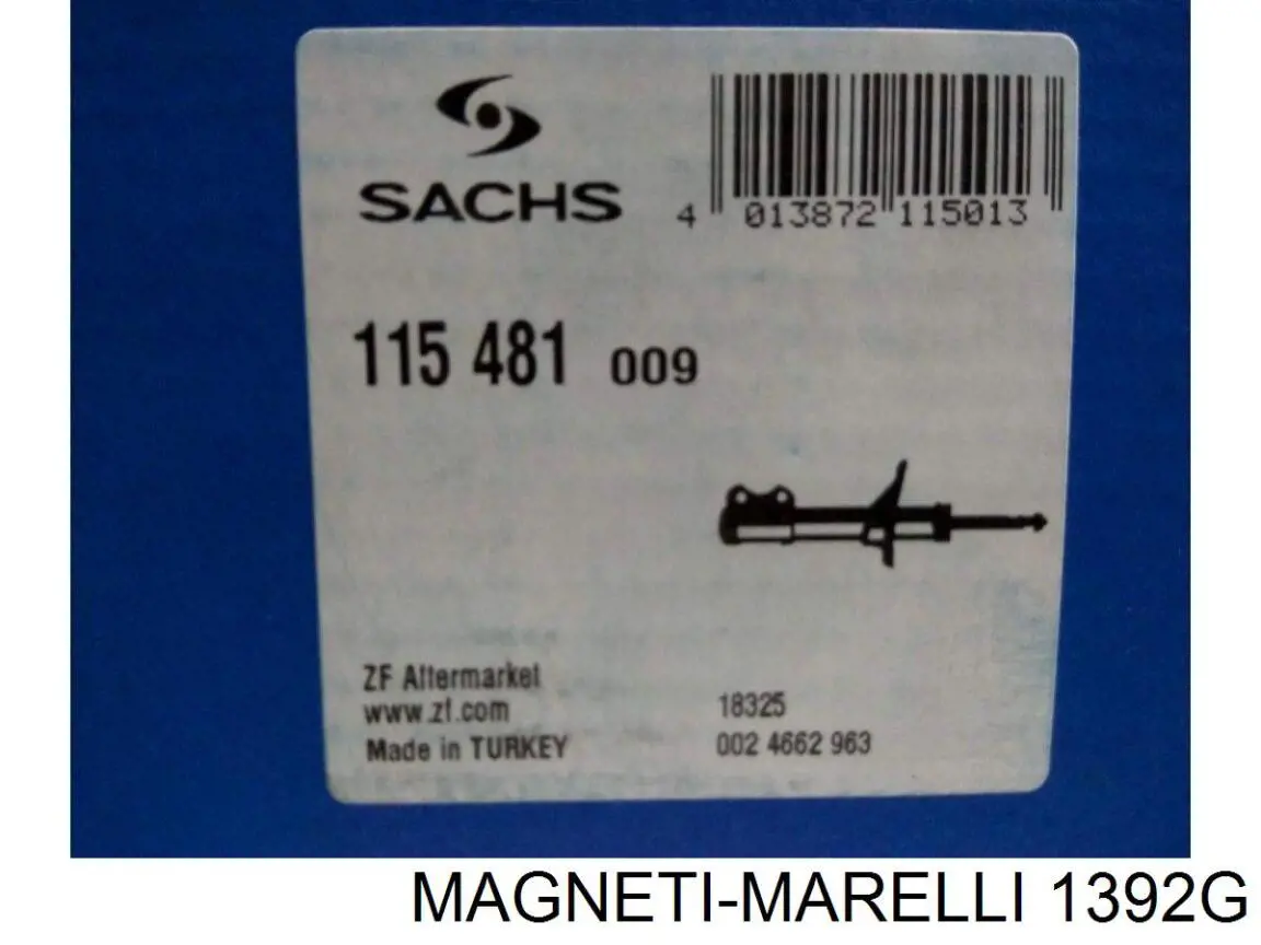 Амортизатор задний 1392G Magneti Marelli