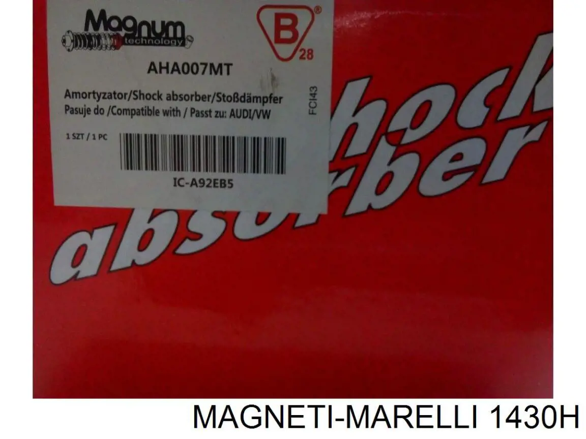 Стойка амортизатора задняя Magneti Marelli 1430H цена, от 28.28 USD