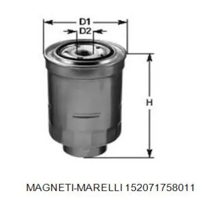 Топливный фильтр 152071758011 Magneti Marelli