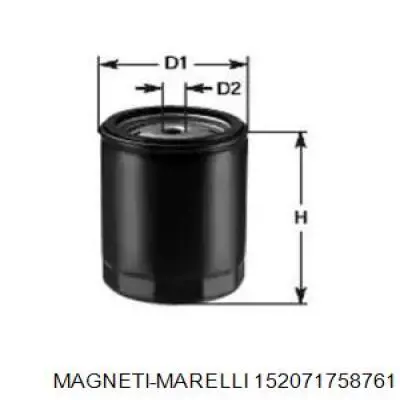 Фильтр масляный Magneti Marelli 152071758761