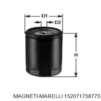 Масляный фильтр 152071758775 Magneti Marelli