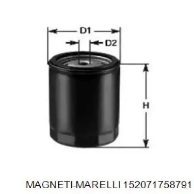 Фильтр масляный Magneti Marelli 152071758791