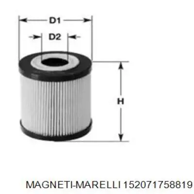 Масляный фильтр 152071758819 Magneti Marelli