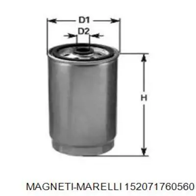 Топливный фильтр 152071760560 Magneti Marelli