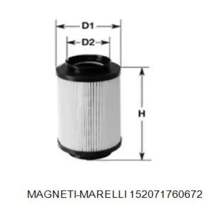 Топливный фильтр 152071760672 Magneti Marelli