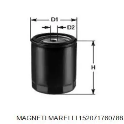 152071760788 Magneti Marelli масляный фильтр