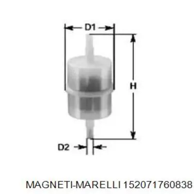 152071760838 Magneti Marelli топливный фильтр