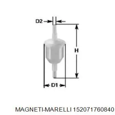 152071760840 Magneti Marelli топливный фильтр