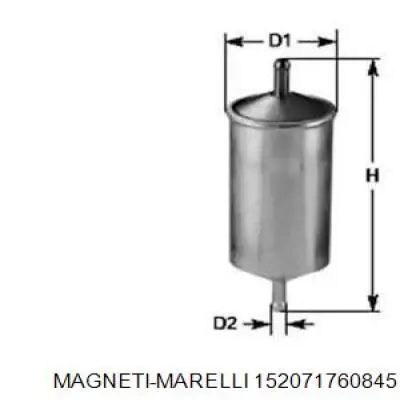 Топливный фильтр 152071760845 Magneti Marelli