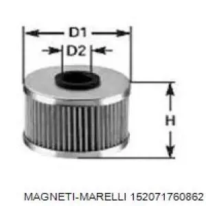 Топливный фильтр 152071760862 Magneti Marelli