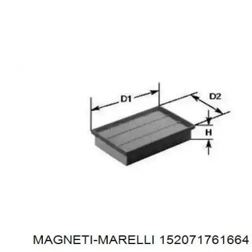 Фильтр воздушный Magneti Marelli 152071761664